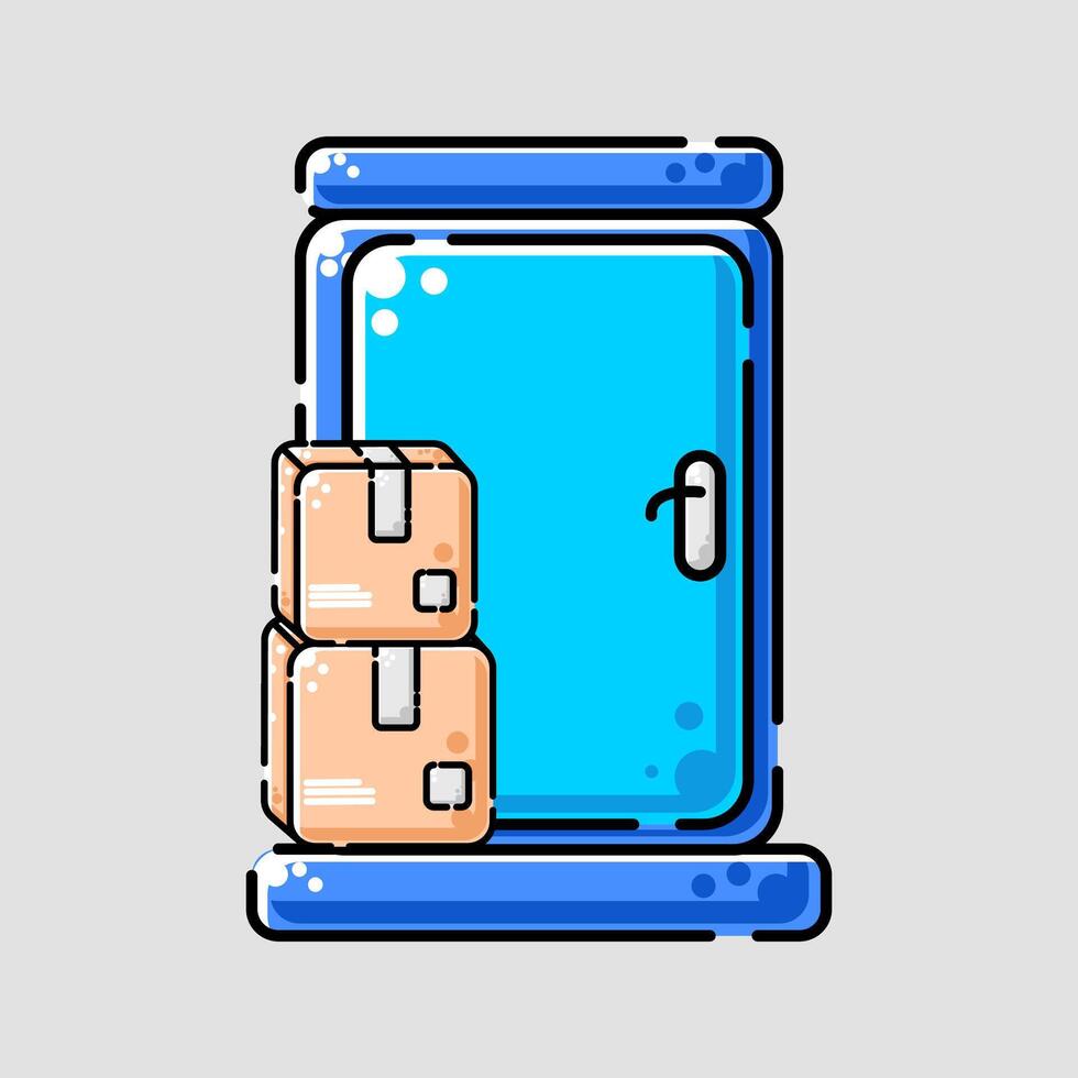 delivery arrives at the destination address vector