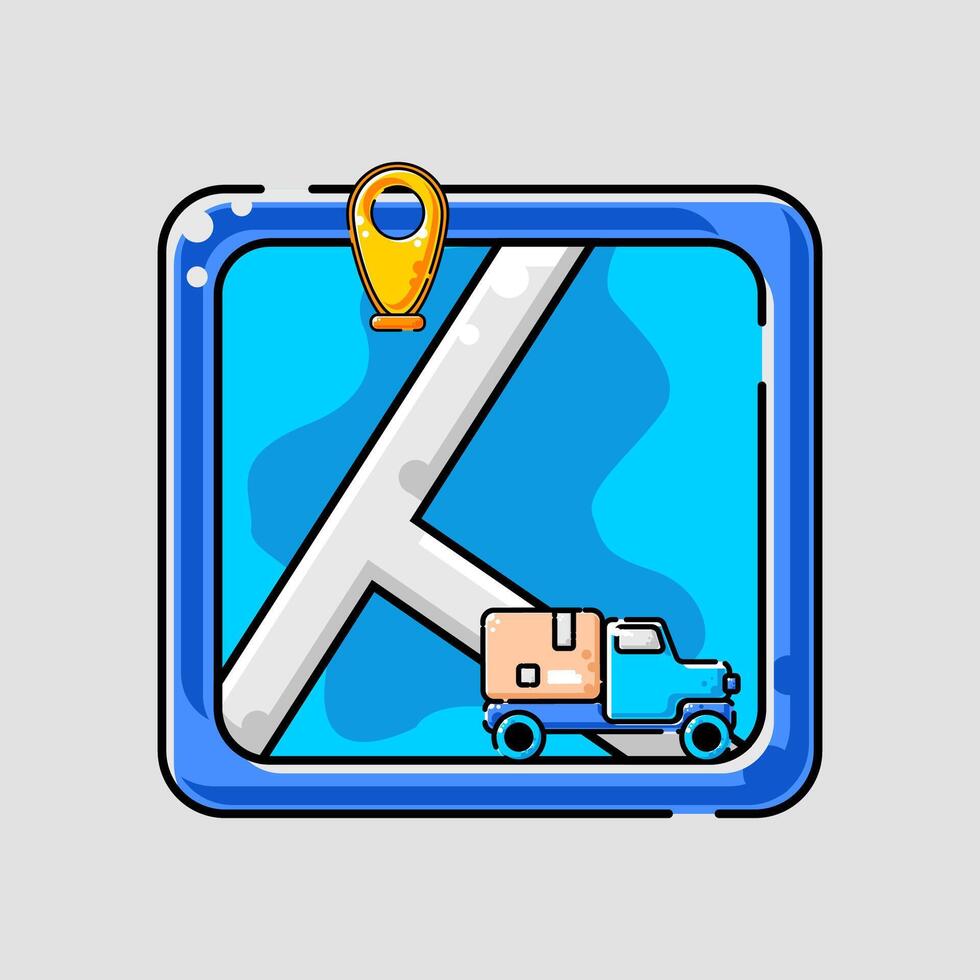 package delivery location vector