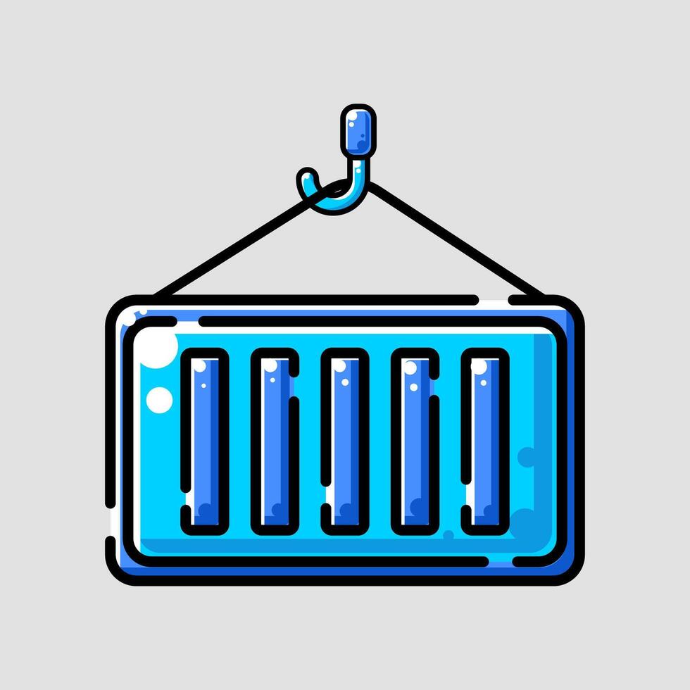 cargo box logistic vector