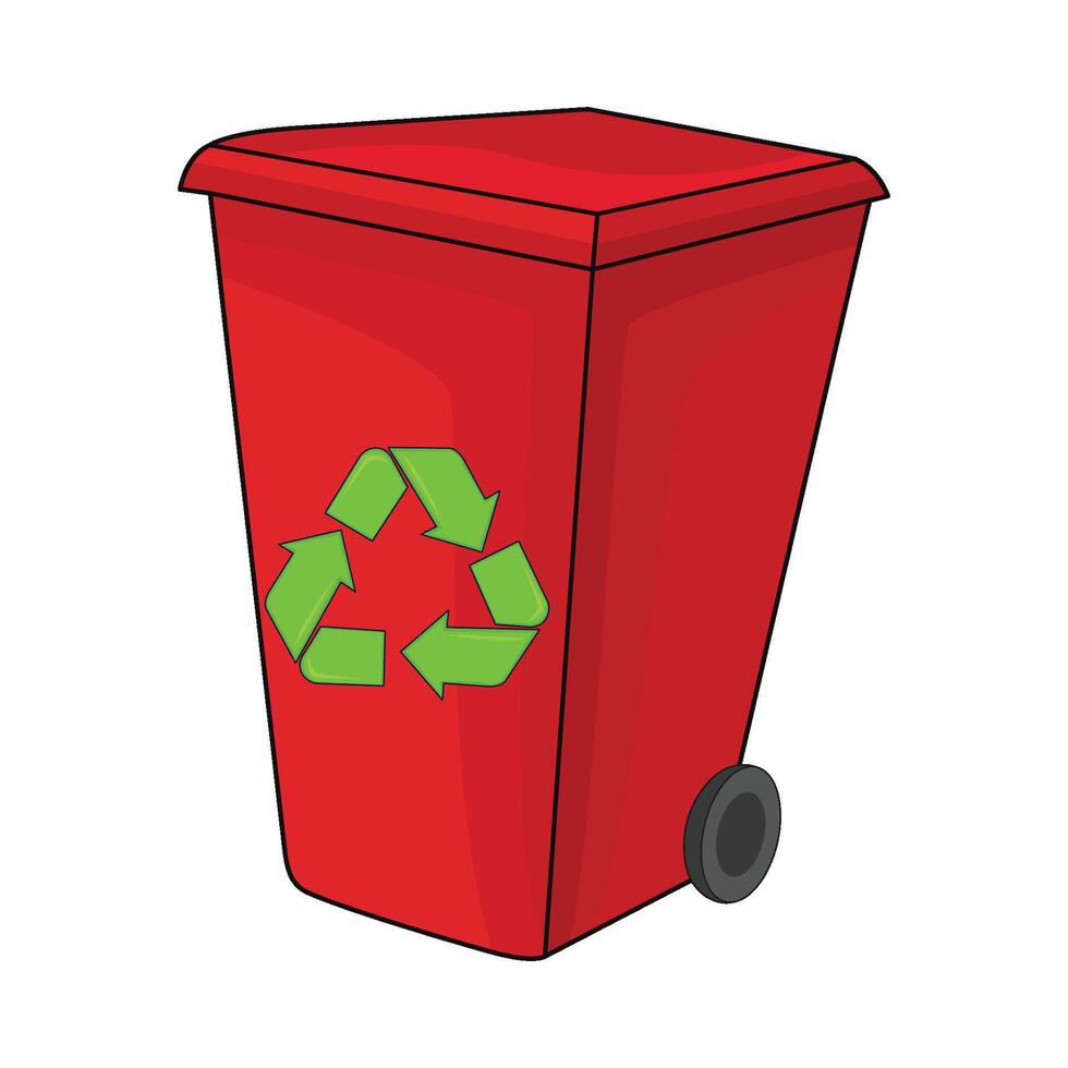 ilustración de reciclar compartimiento vector