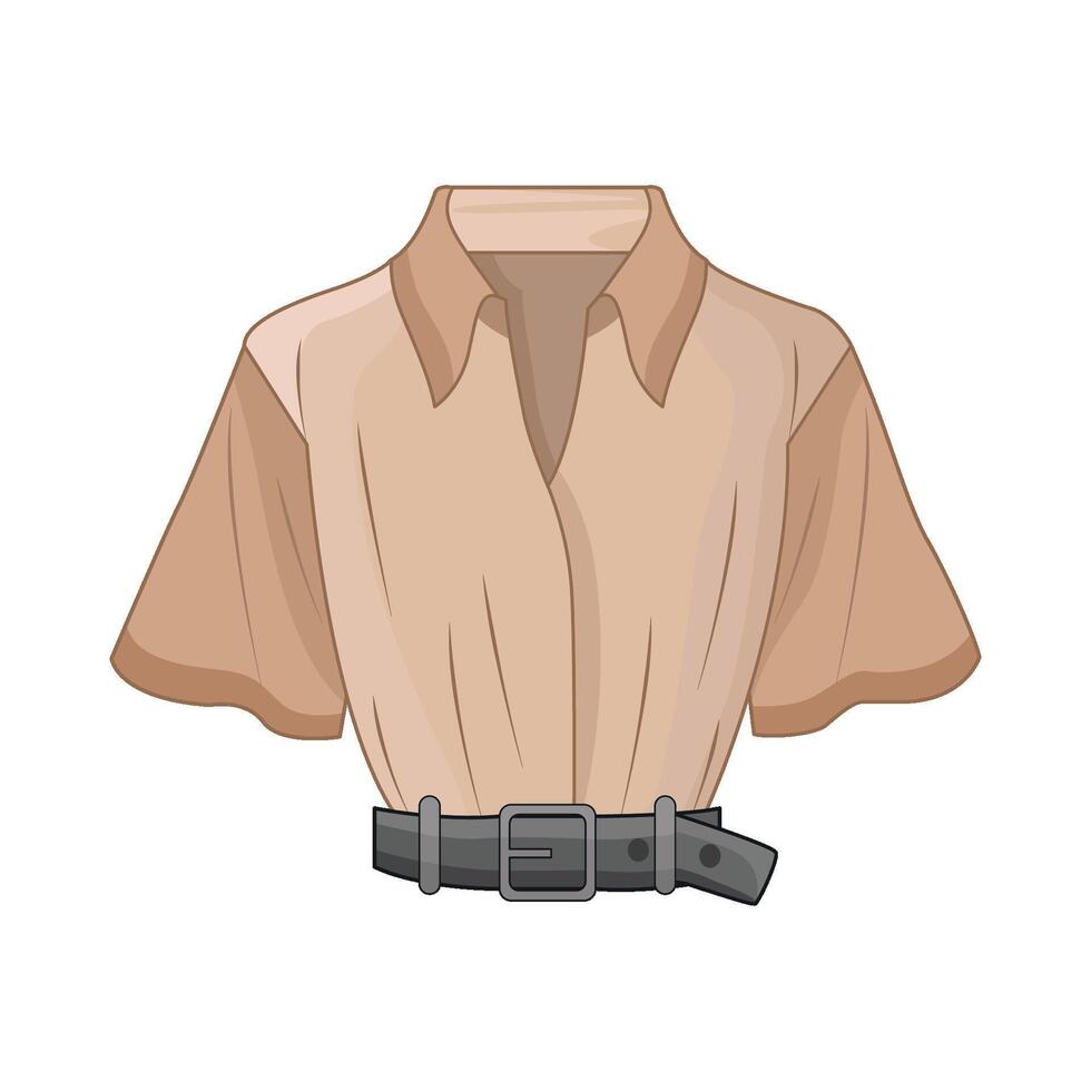 illustration of women shirt vector