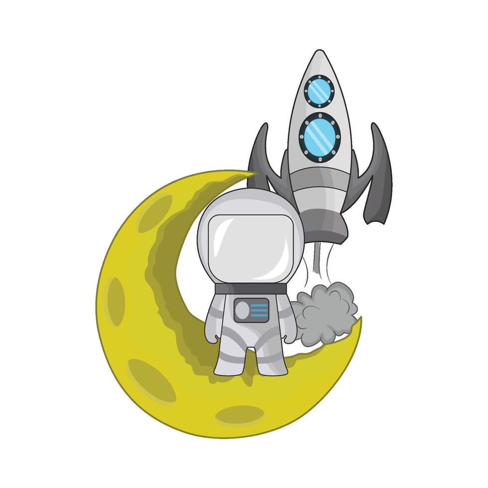 illustration of rocket vector