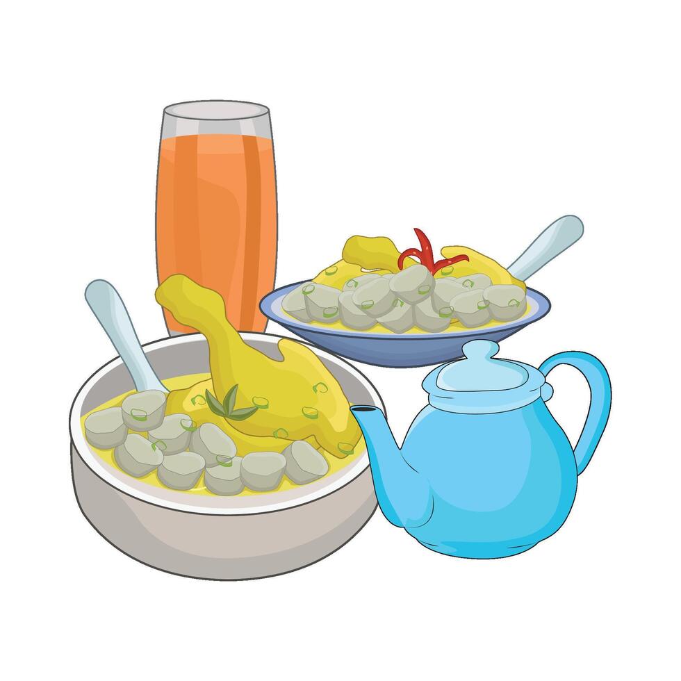illustration of opor vector