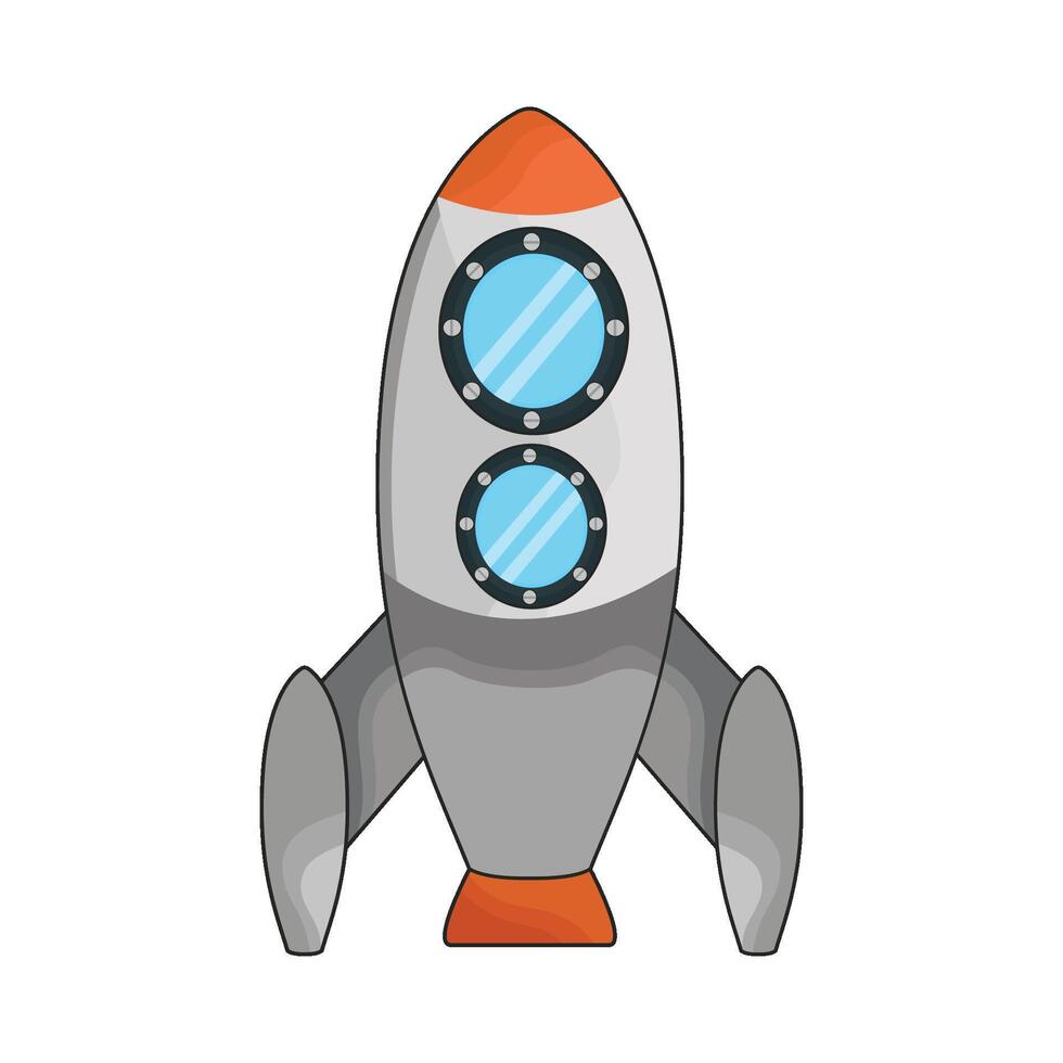 illustration of rocket vector