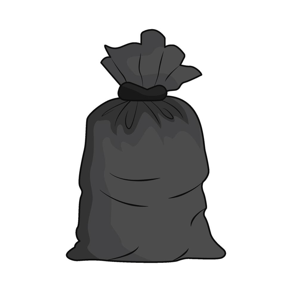 illustration of garbage bag vector
