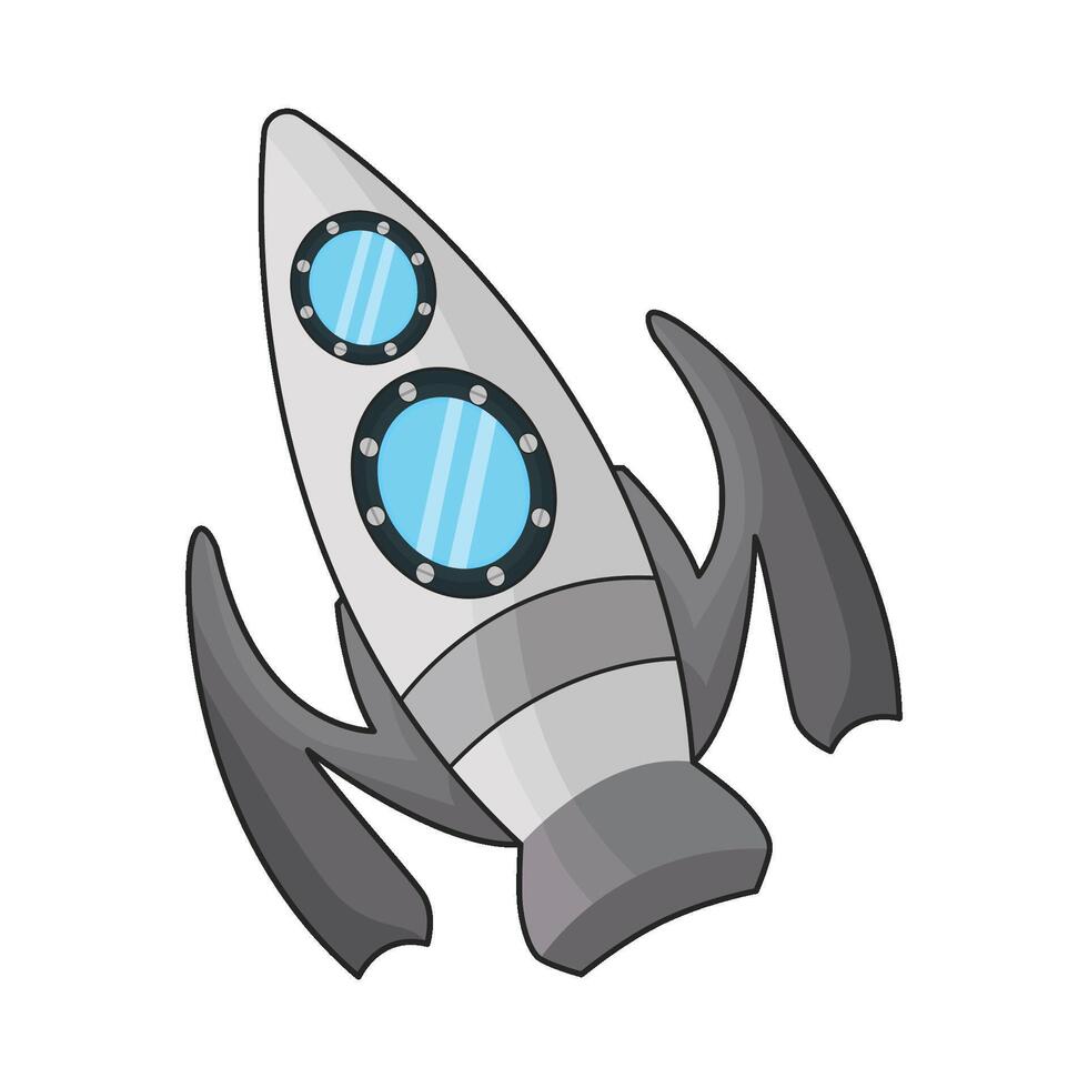 illustration of rocket vector