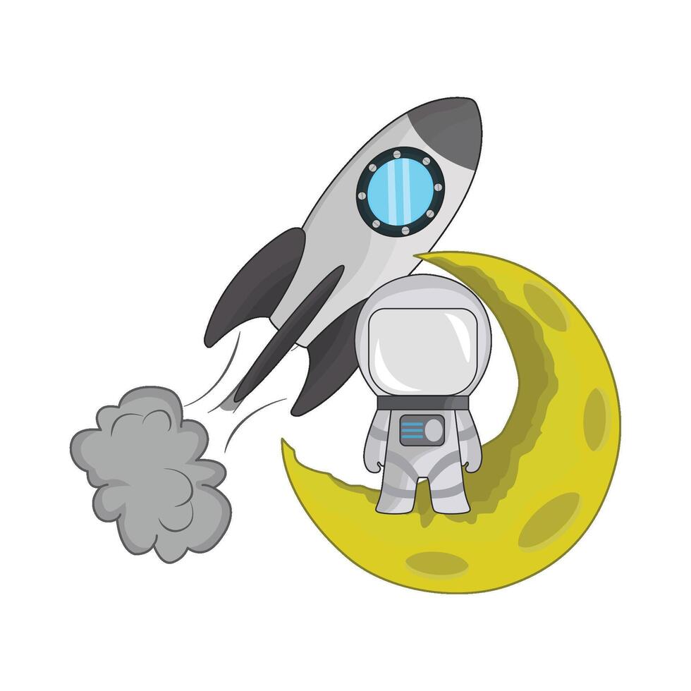 illustration of rocket vector