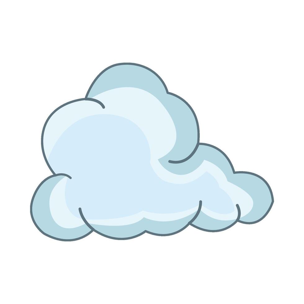 ilustración de nube vector