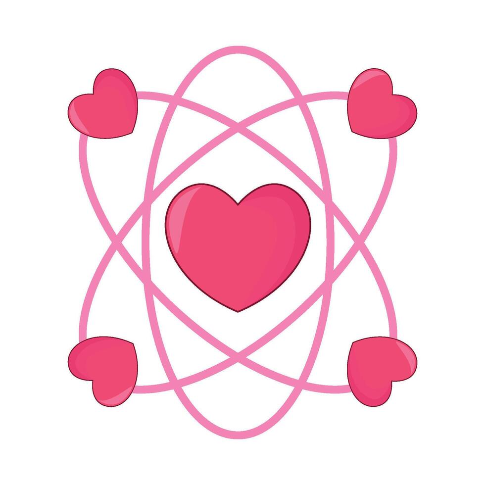 illustration of love formula vector