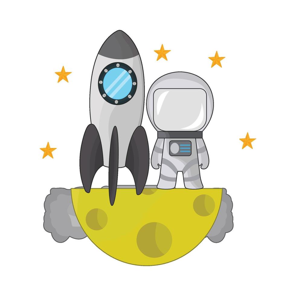illustration of rocket vector