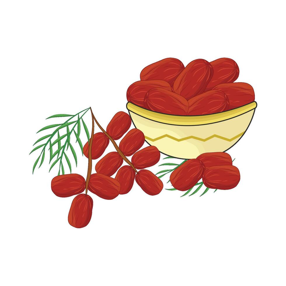 illustration of kurma bowl vector