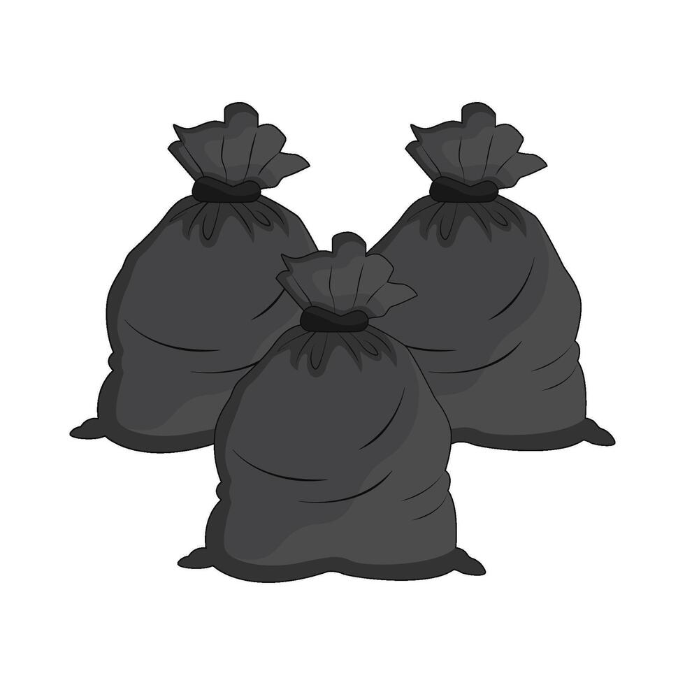 illustration of garbage bag vector