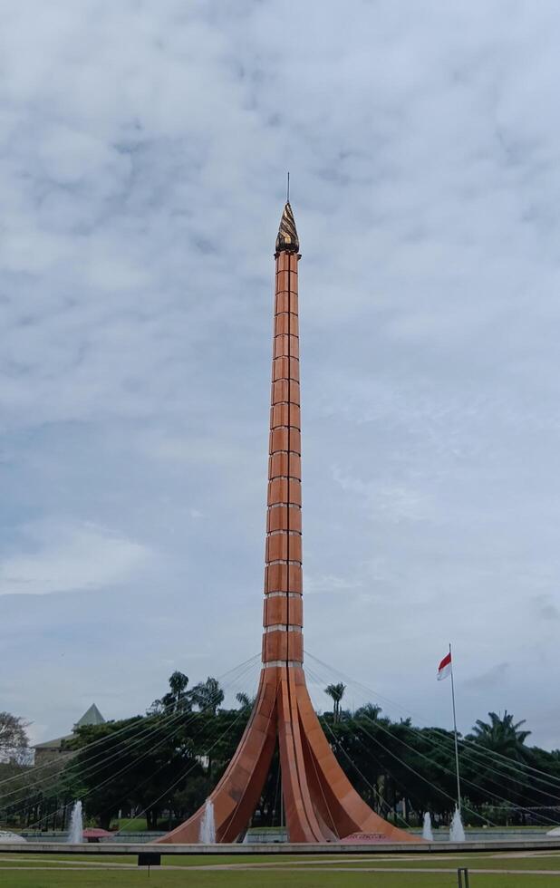 a tower in the park photo