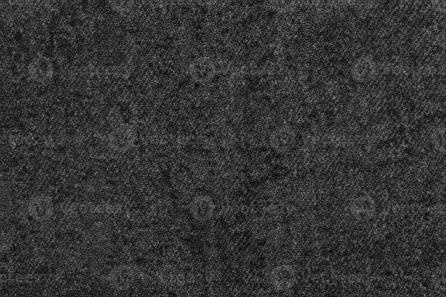 Cozy Knitted Wool Texture, Natural Black with Dark Gray Woven Cotton Canvas Background. photo
