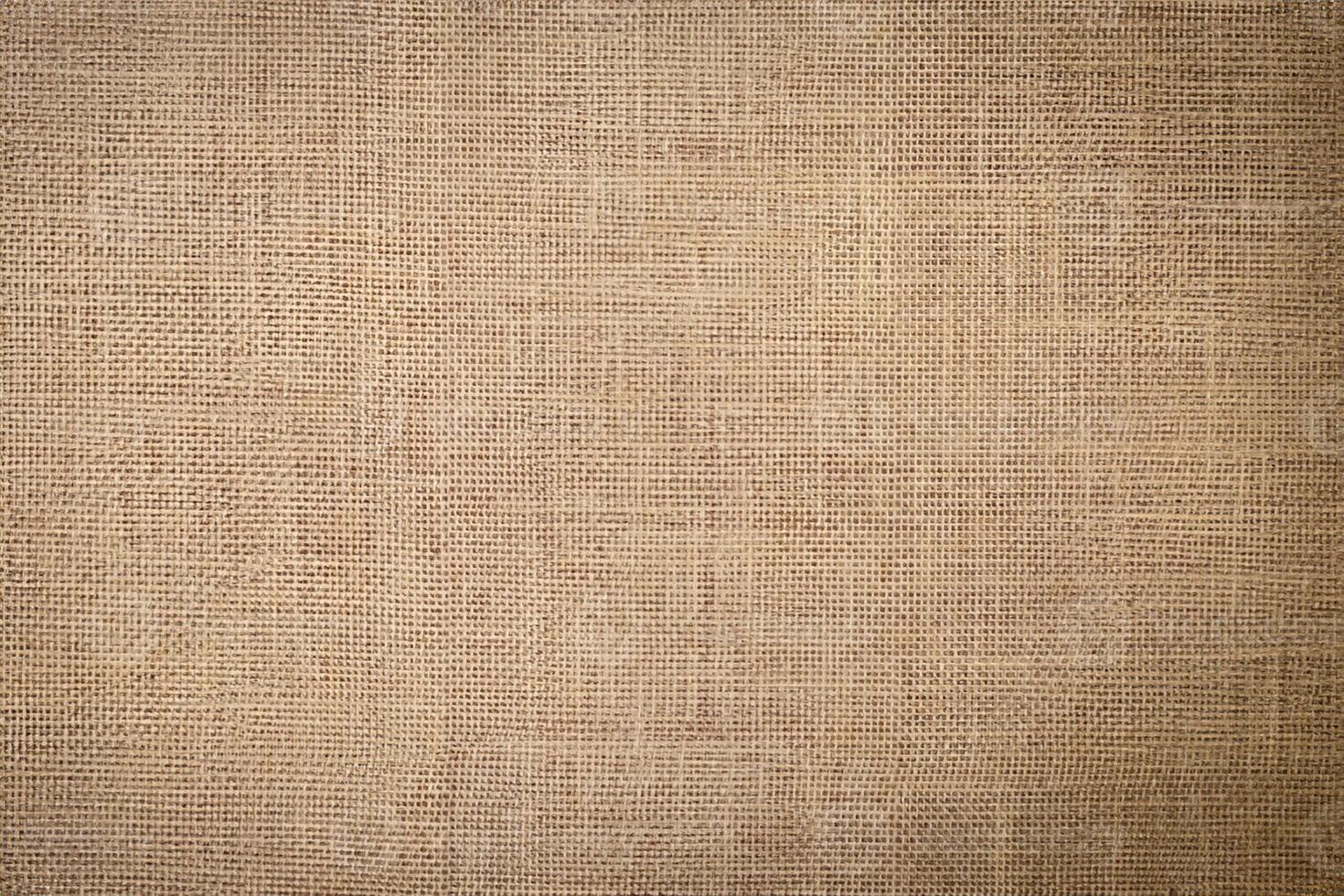 Organic Beige Linen Canvas, Natural Woven Backdrop in Brown Tones. photo