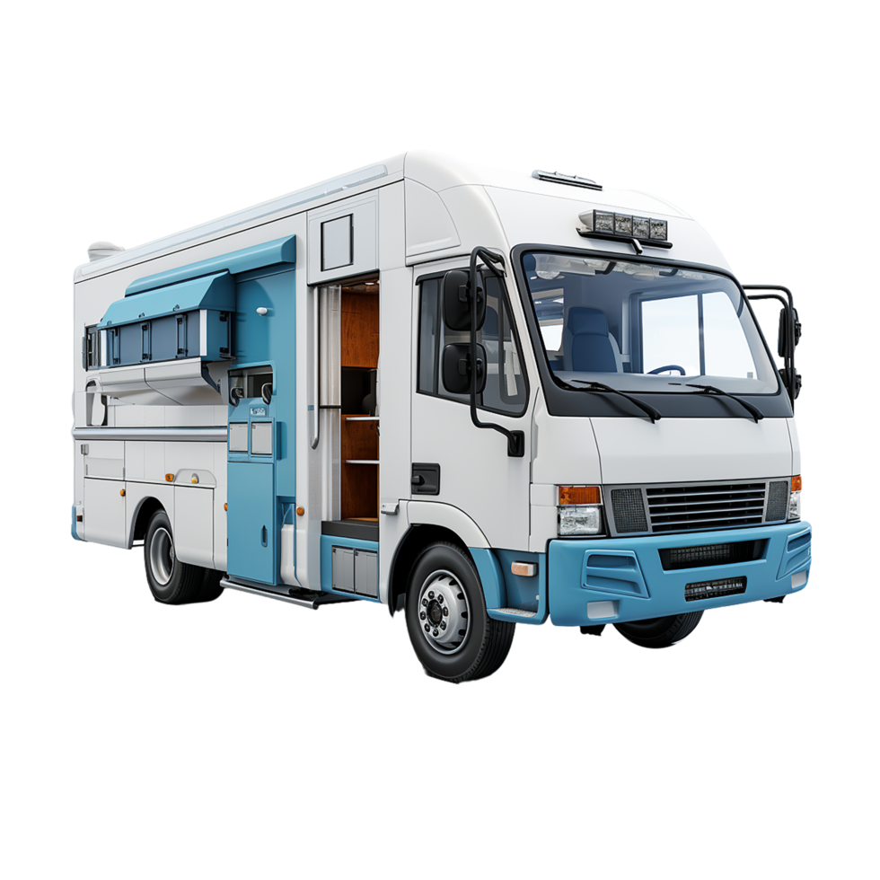 AI generated Delivery Van, Delivery Van Png, Delivery Van With Transparent Background png