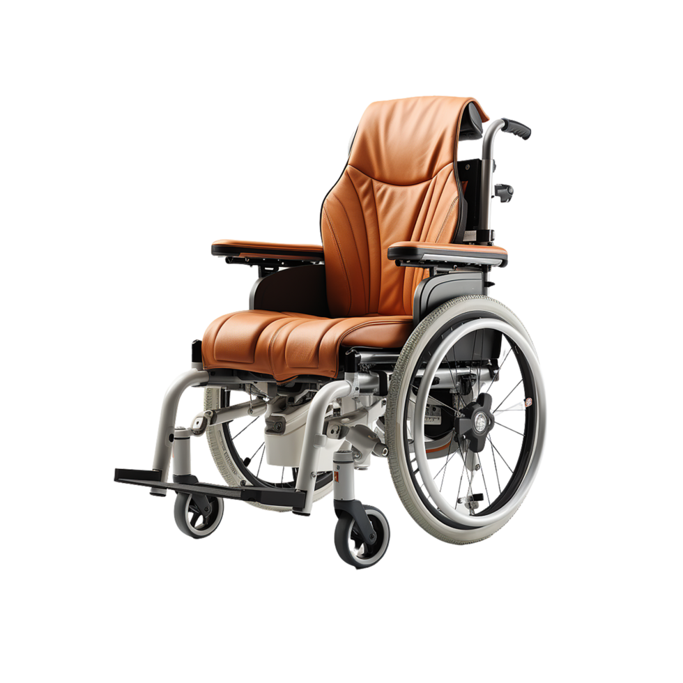 ai generato sedia a rotelle, sedia a rotelle png, sedia a rotelle con trasparente sfondo png