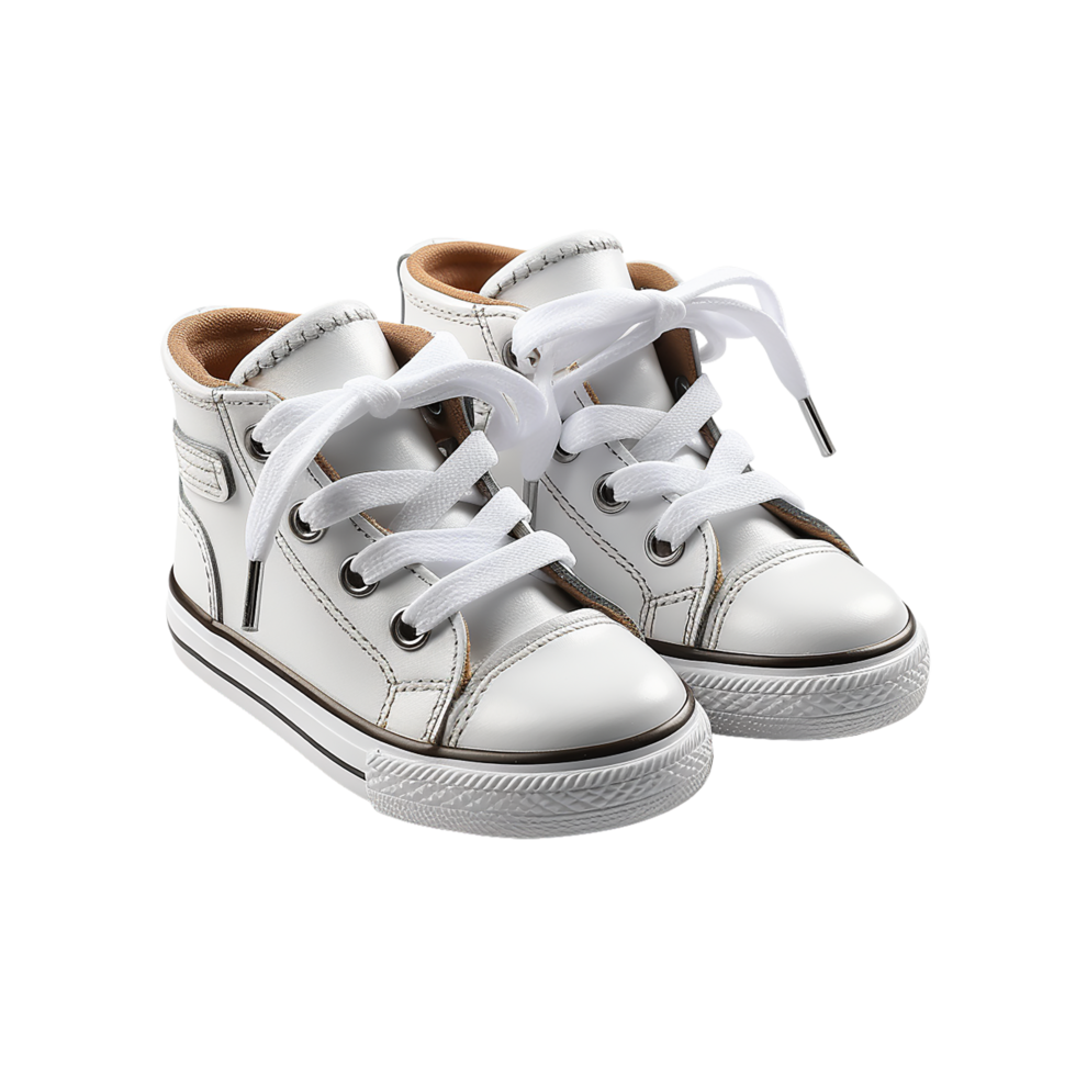 ai generado niños zapatos, niños Zapatos png, niños Zapatos con transparente antecedentes png