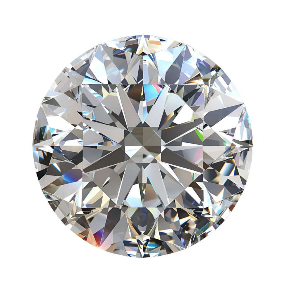 AI generated Diamond No Background Print on Demand png