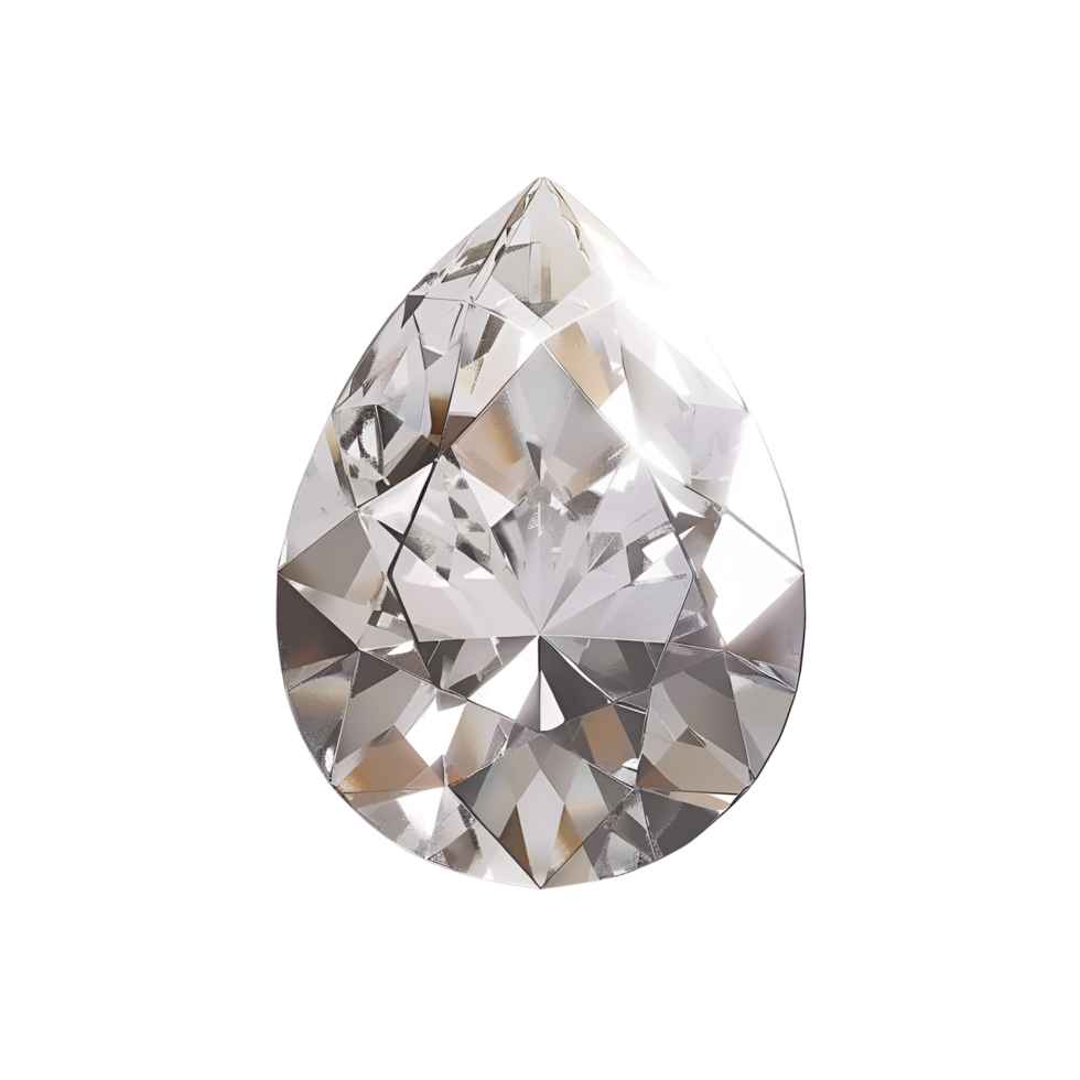 AI generated Diamond No Background Print on Demand png