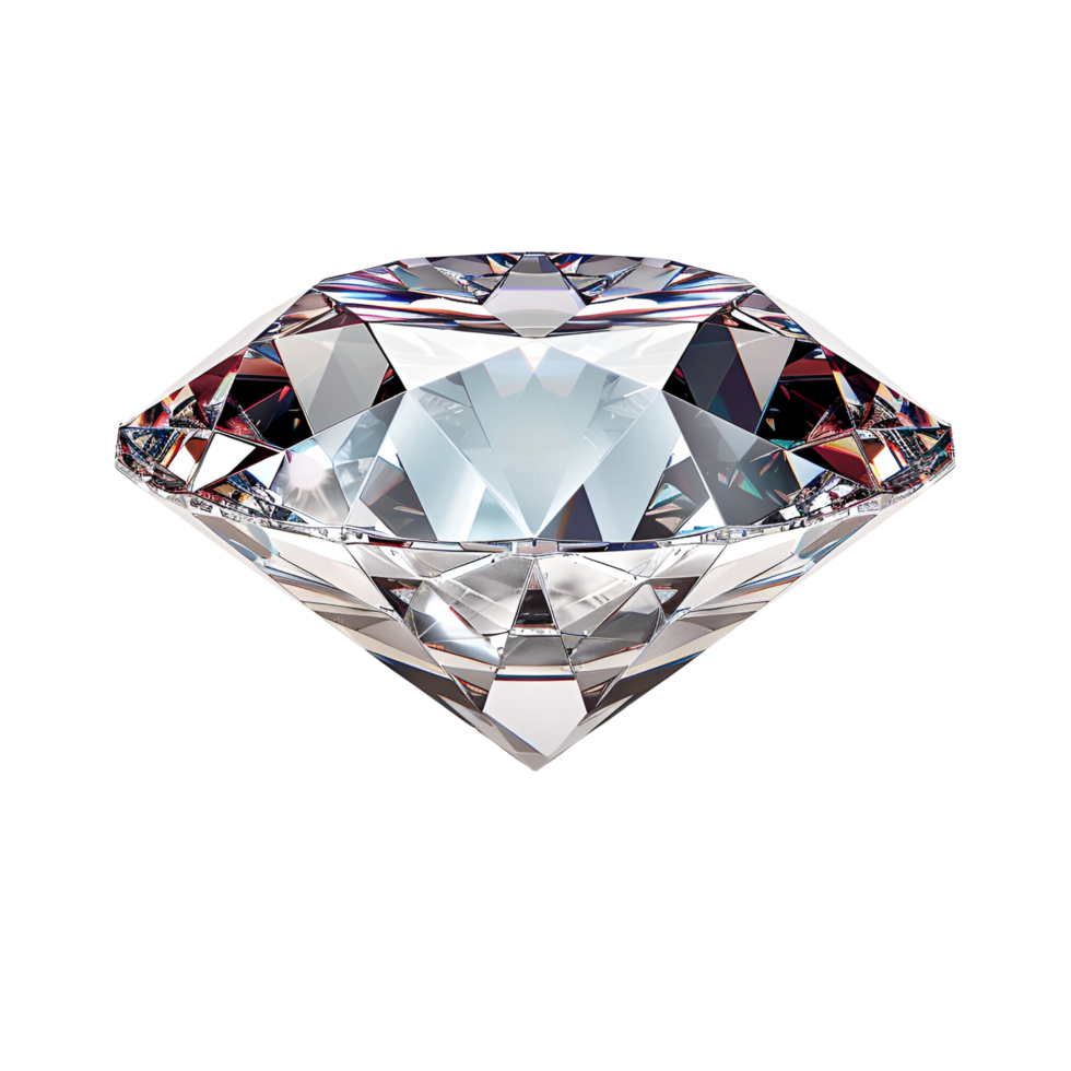 AI generated Diamond No Background Print on Demand png