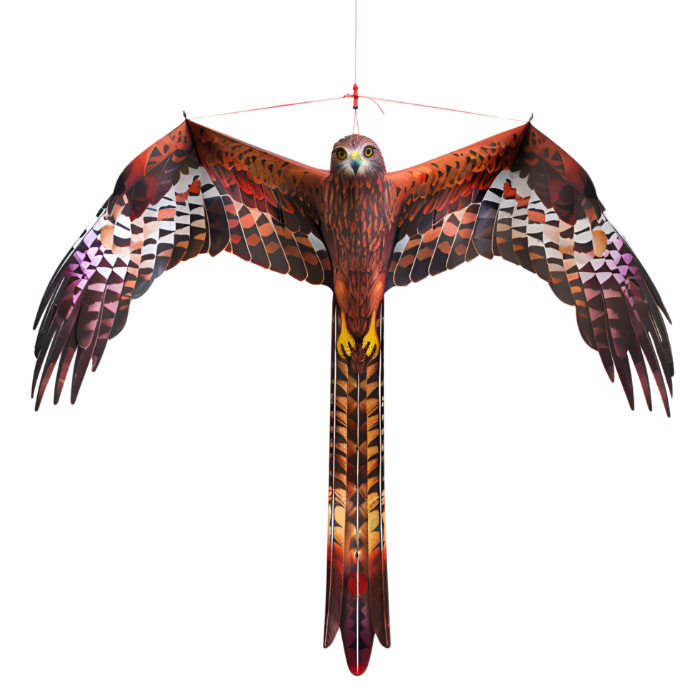 AI generated Bird Style Kite Eagle Style Kite No Background png