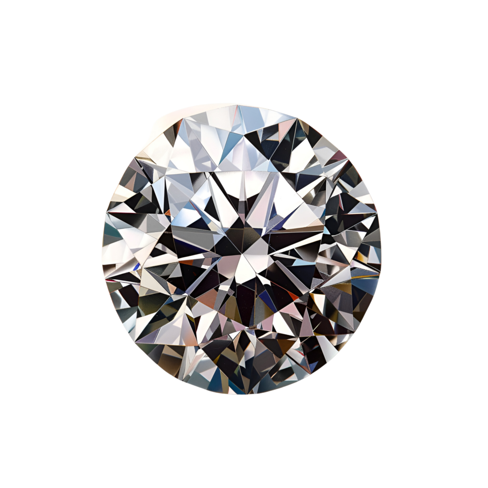 AI generated Diamond No Background Print on Demand png