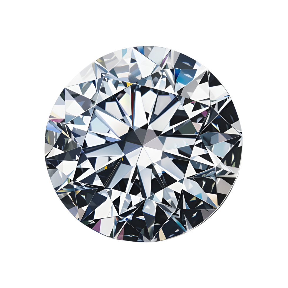 AI generated Diamond No Background Print on Demand png