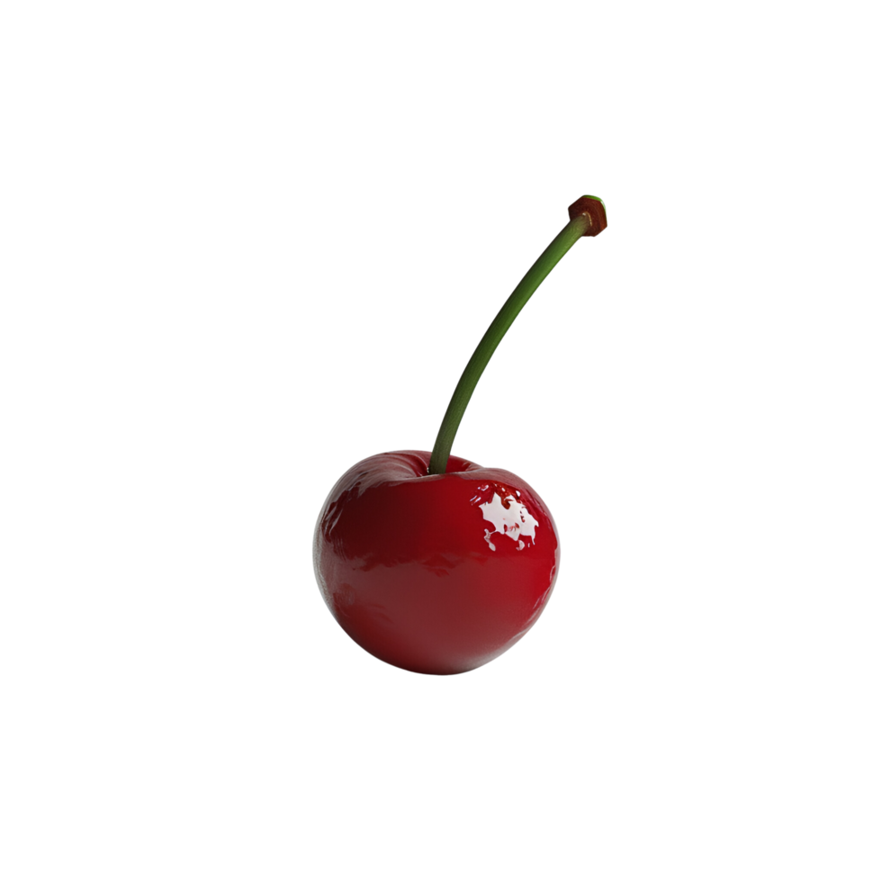 AI generated Fresh Cherry No Background Perfect for Print on Demand png