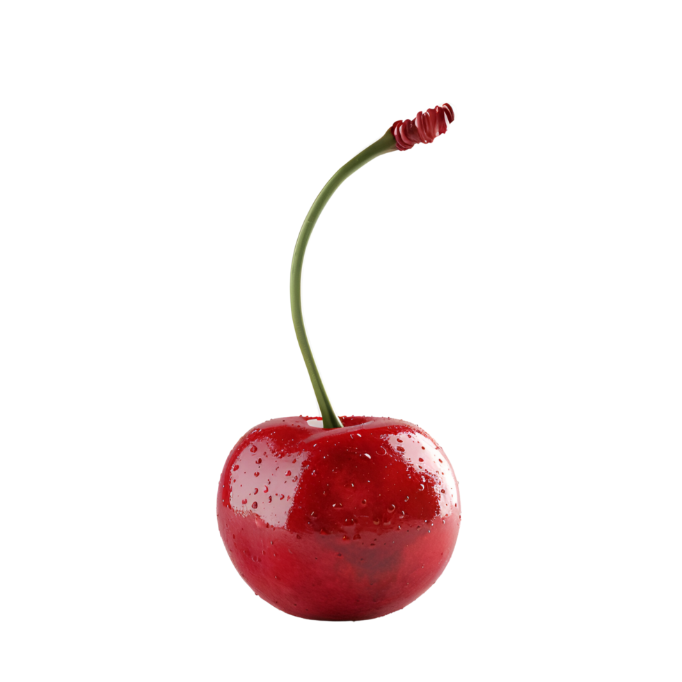 AI generated Fresh Cherry No Background Perfect for Print on Demand png