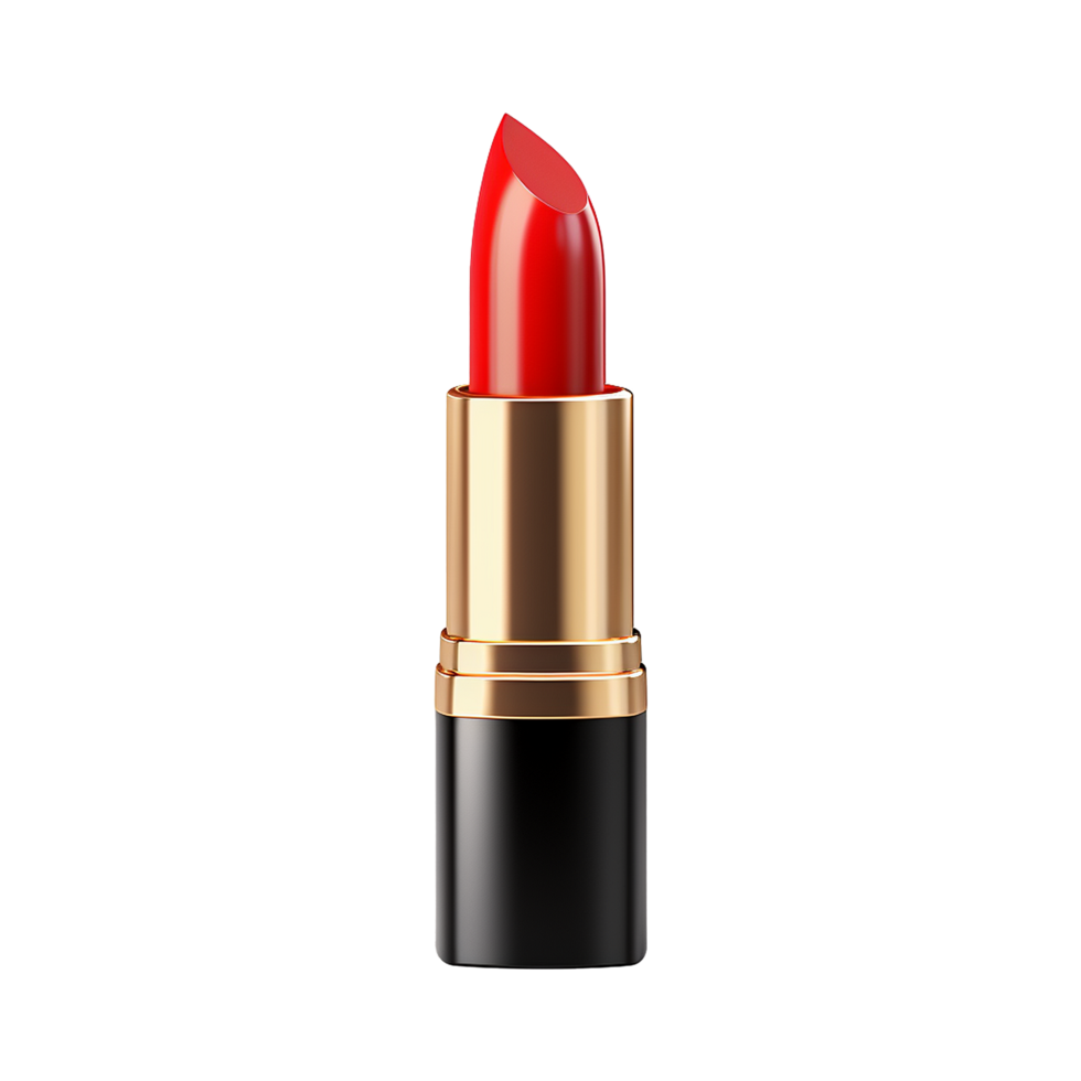 AI generated Colorful lipstick png isolated on transparent background