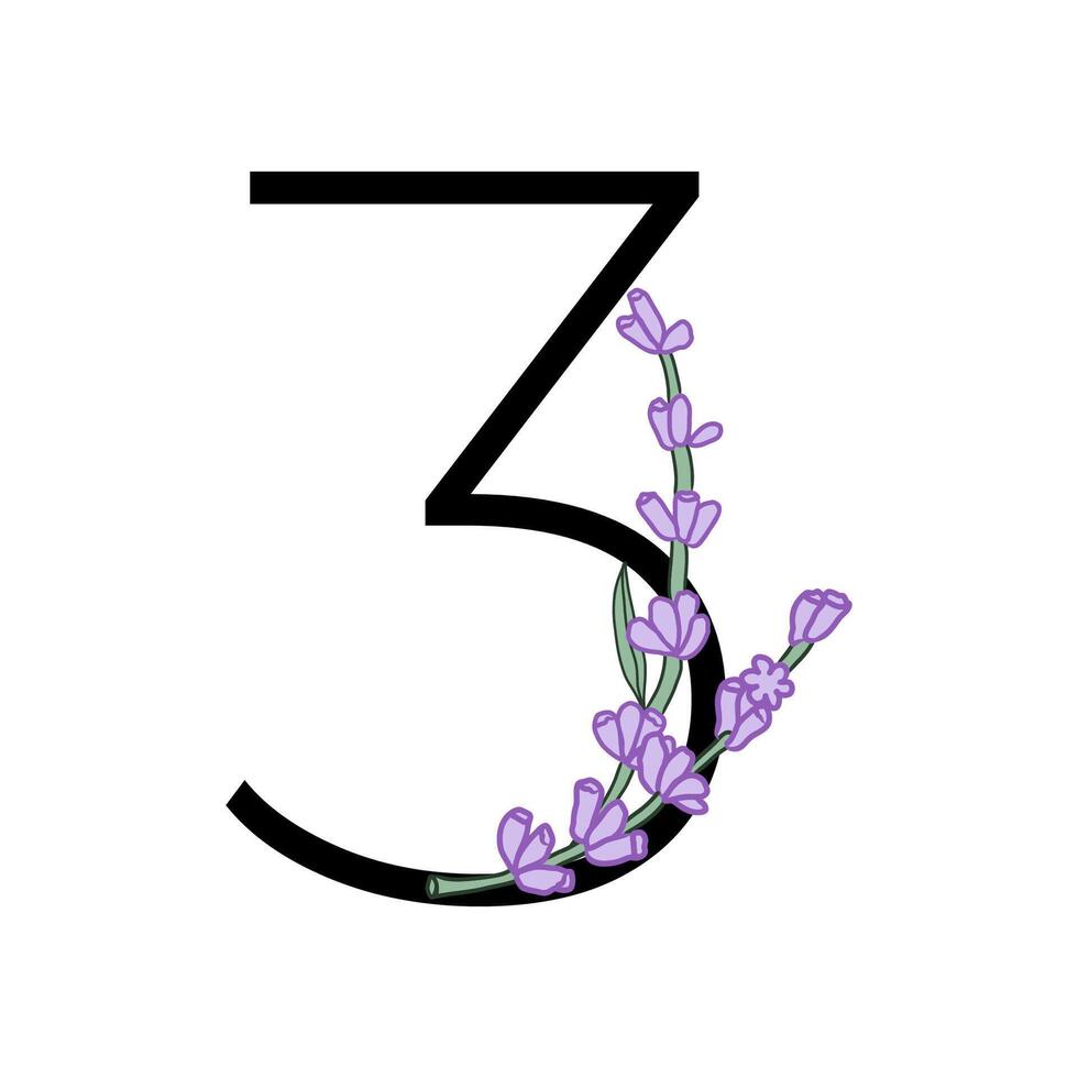 lavanda florecer Violeta pequeño flor alfabeto para diseño de tarjeta o invitación. vector ilustraciones, aislado en blanco antecedentes para verano floral Gesign
