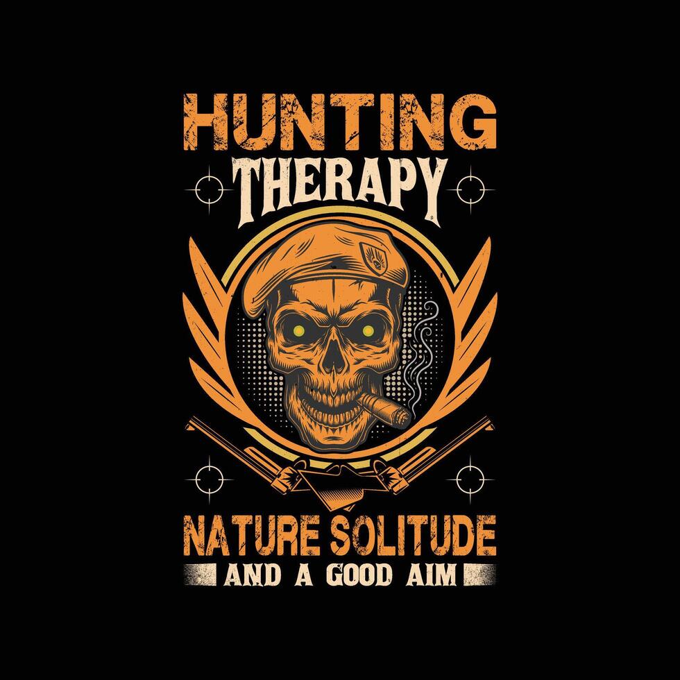 Hunting T shirt Design or Hunting Shirt design vector