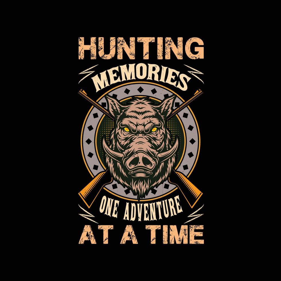 Hunting T shirt Design or Hunting Shirt design vector