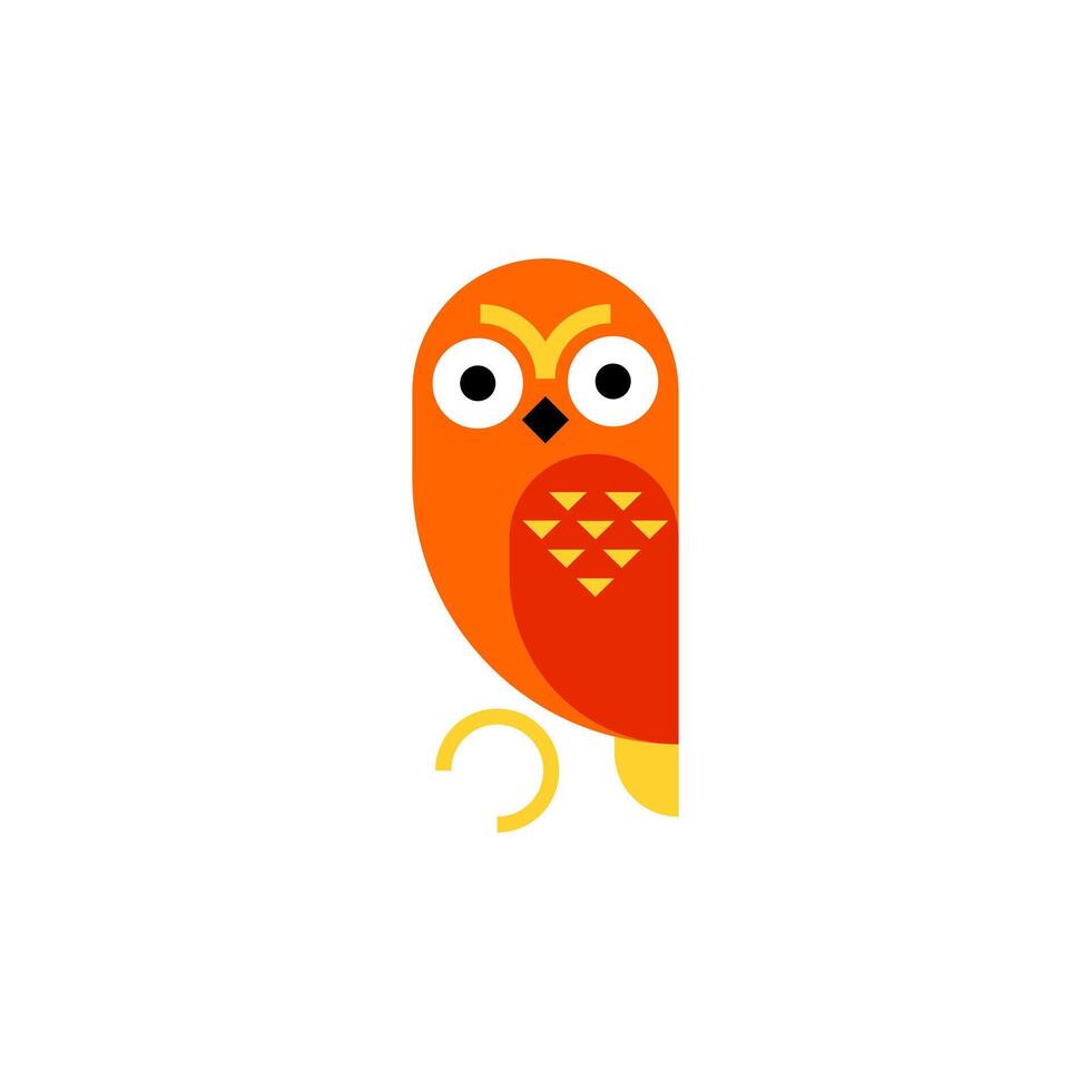 illustration vector graphic bird flat illustration for logo, icon, element, template, design, etc