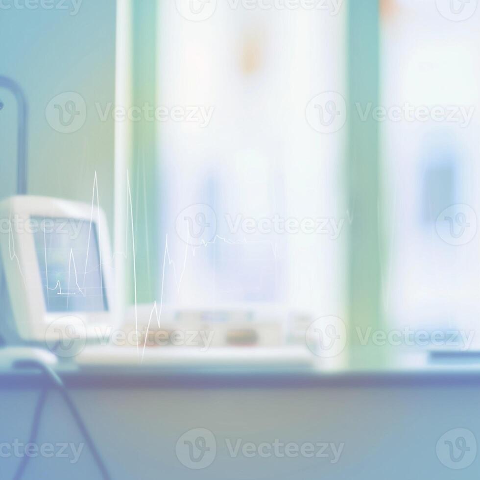 AI generated Img Gauzy Medical Background Stock Photo Necessity, medical background blur For Social Media Post Size