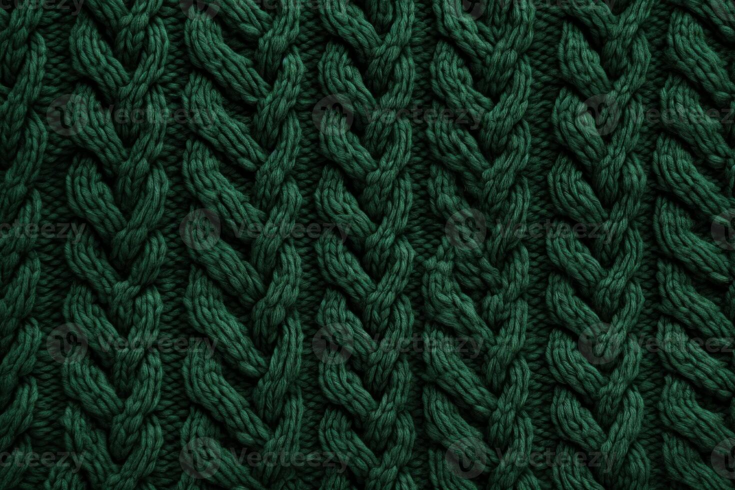 AI generated Intricate Green sweater pattern. Generate Ai photo