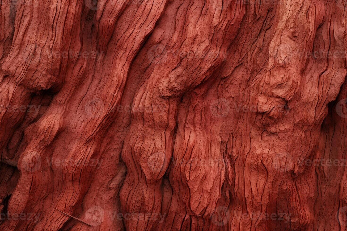 AI generated Weathered Redwood tree texture skin. Generate Ai photo