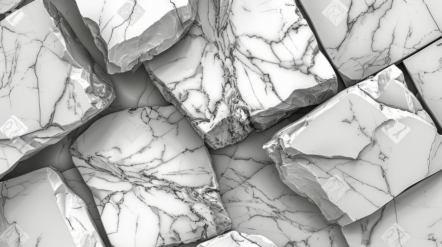 AI generated Close Up View of a Marble Surface photo