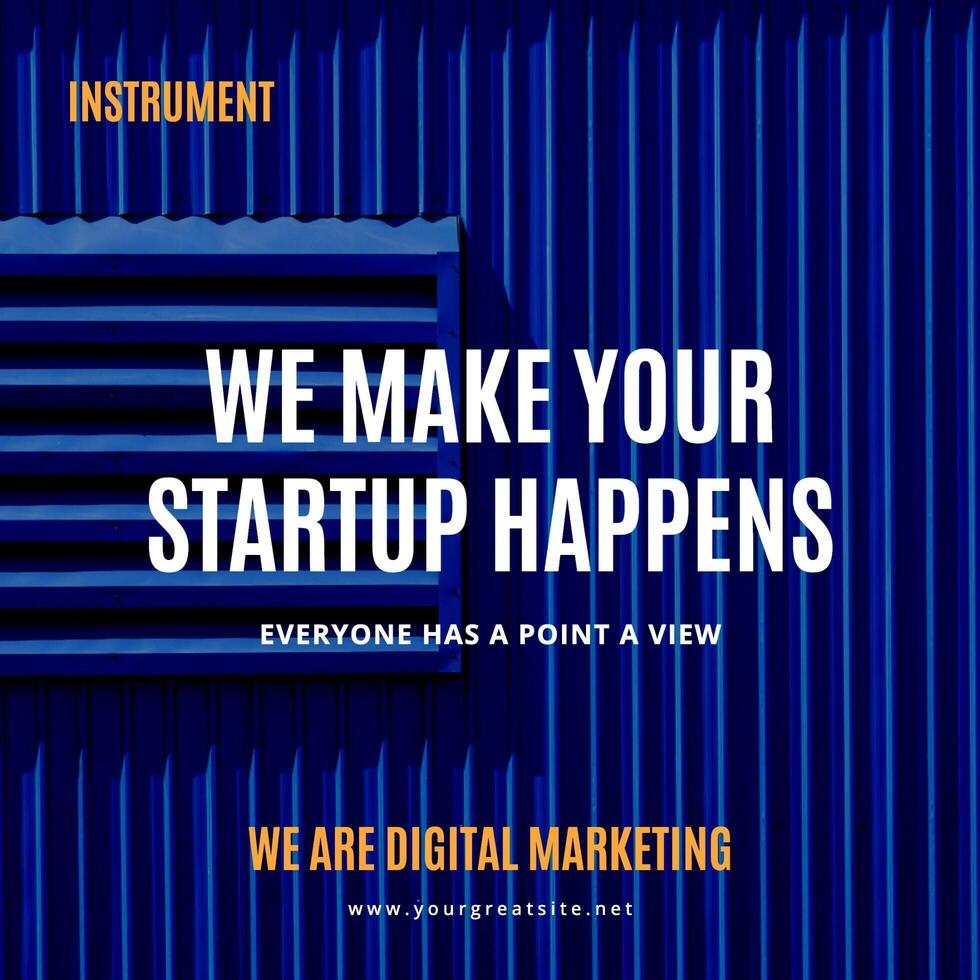 instagram post social media for marketing template
