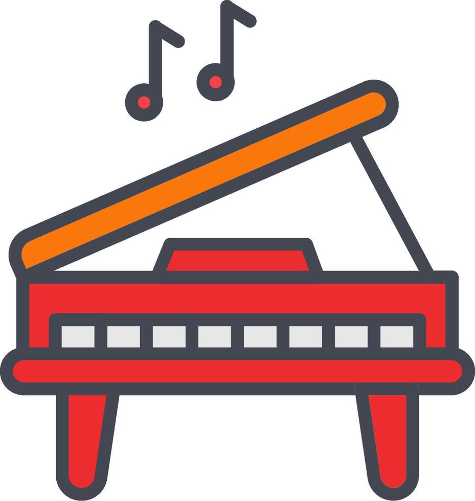 Piano Vector Icon