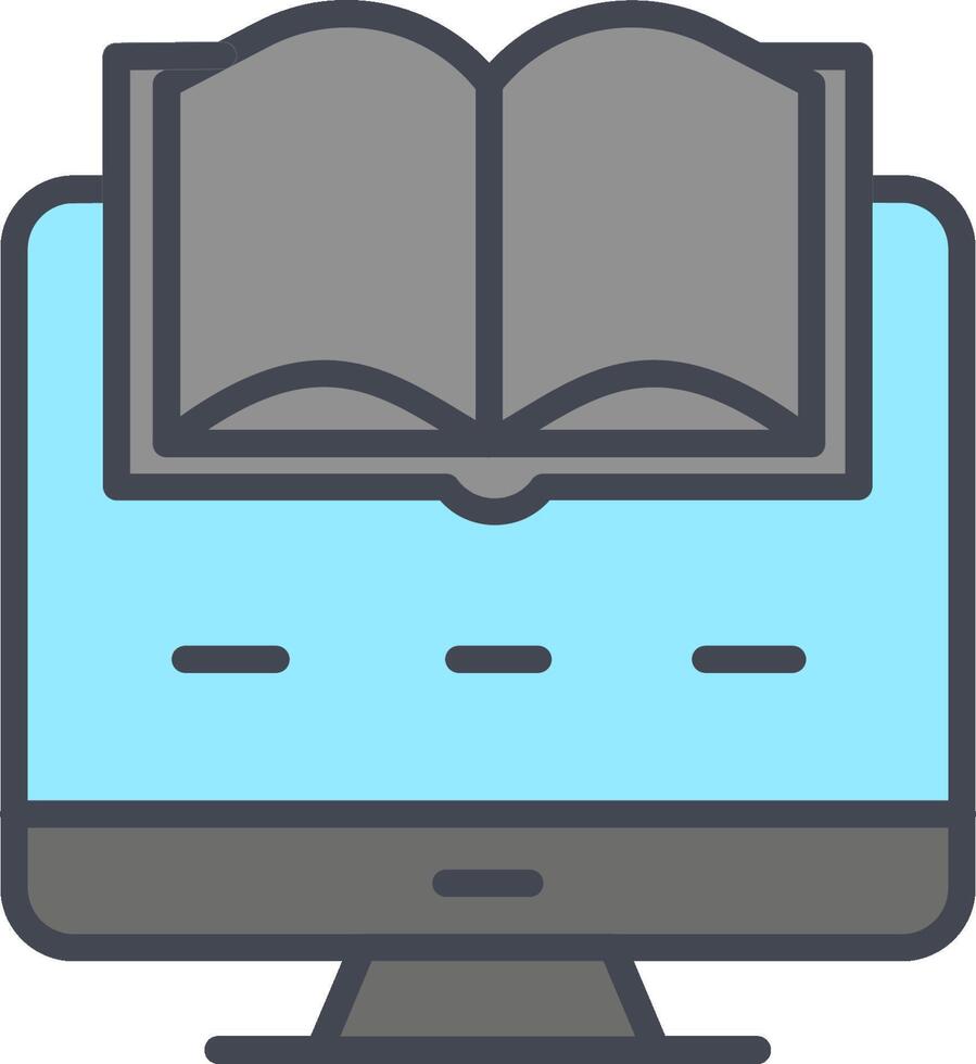 Digital Learning Vector Icon