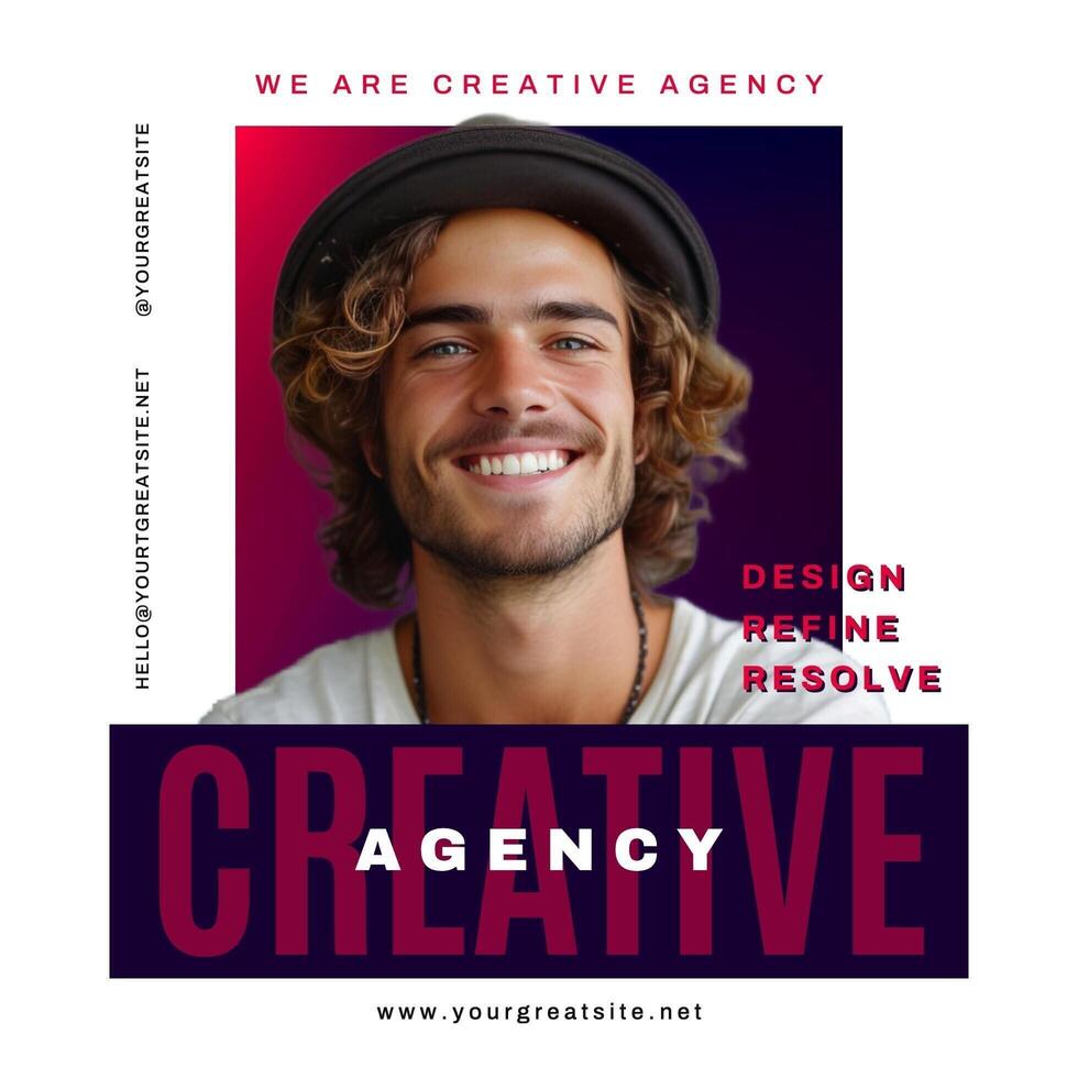 creative social media post design pinterest