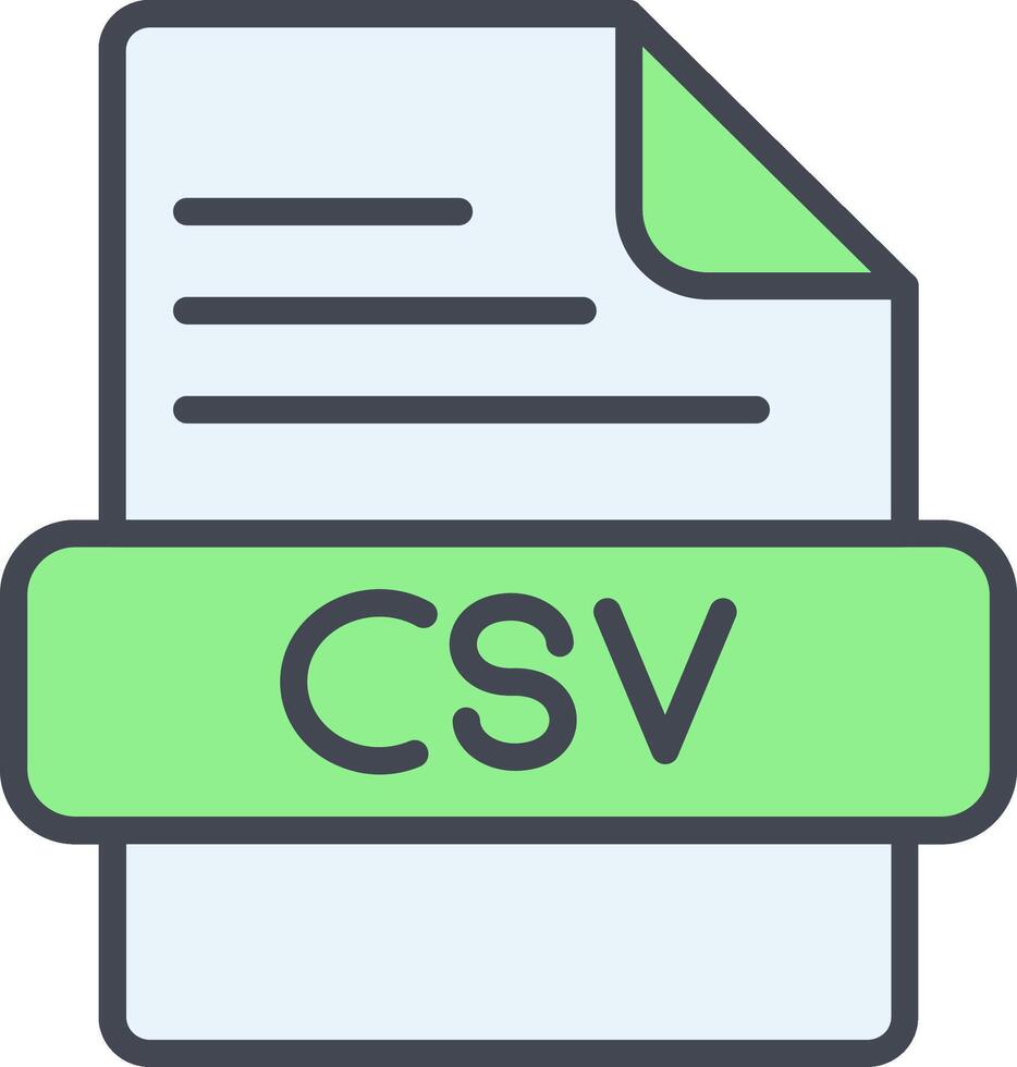 CSV Vector Icon