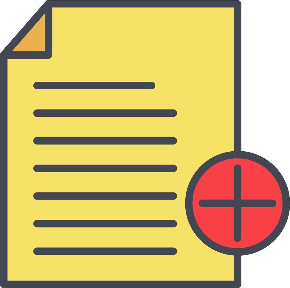 Add Notes Vector Icon