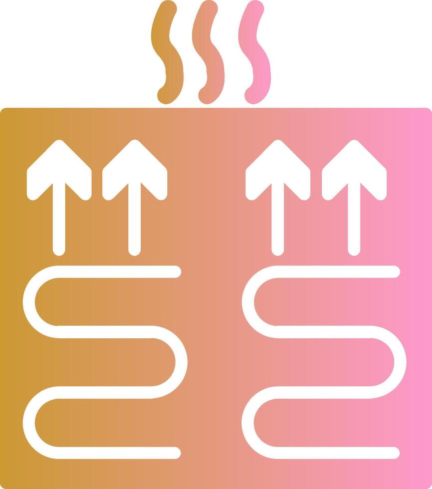 Underfloor Heating Vector Icon