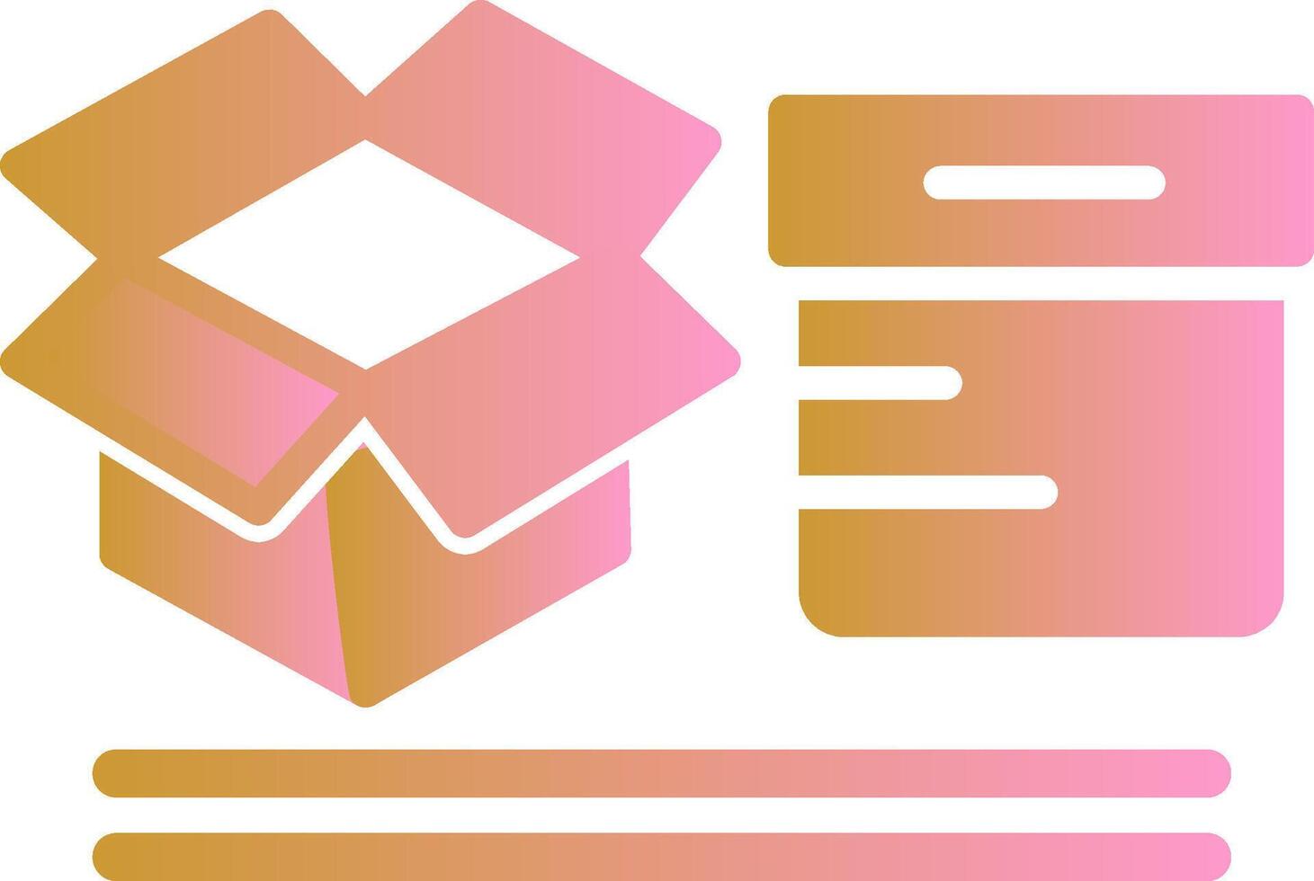 Boxes Vector Icon
