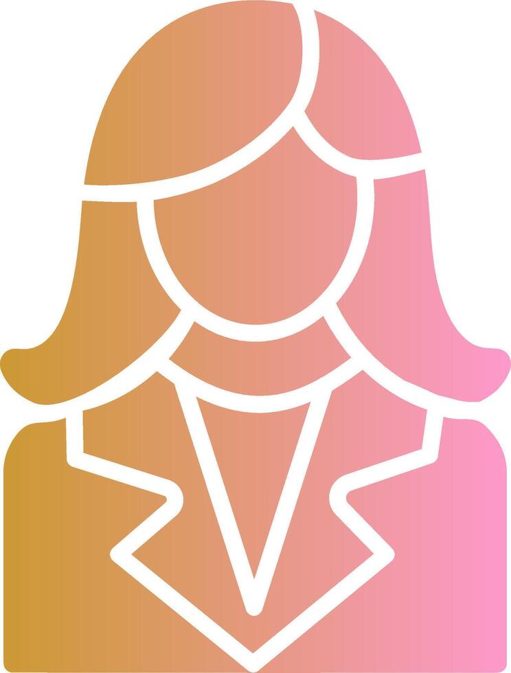 icono de vector femenino