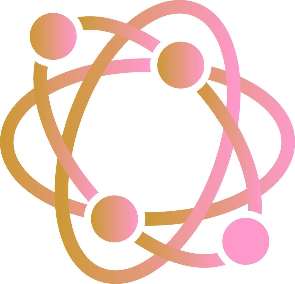 Atomic Structure Vector Icon