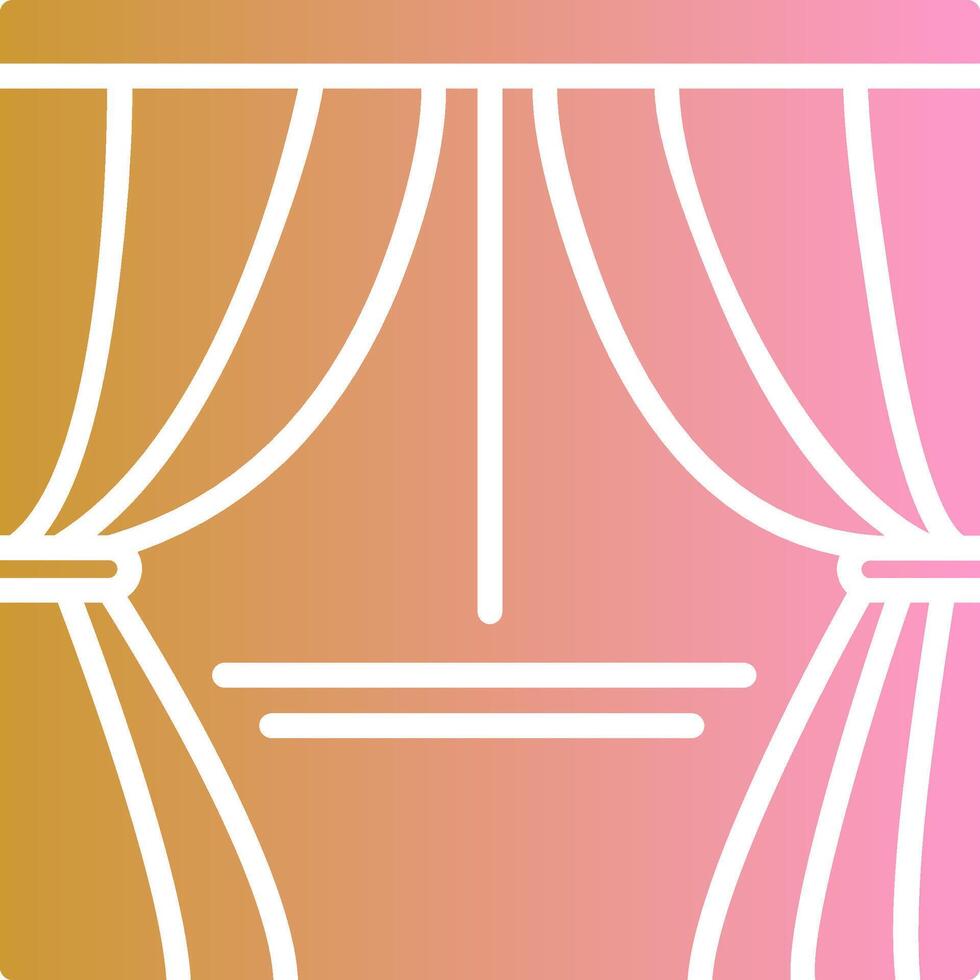Curtains Vector Icon